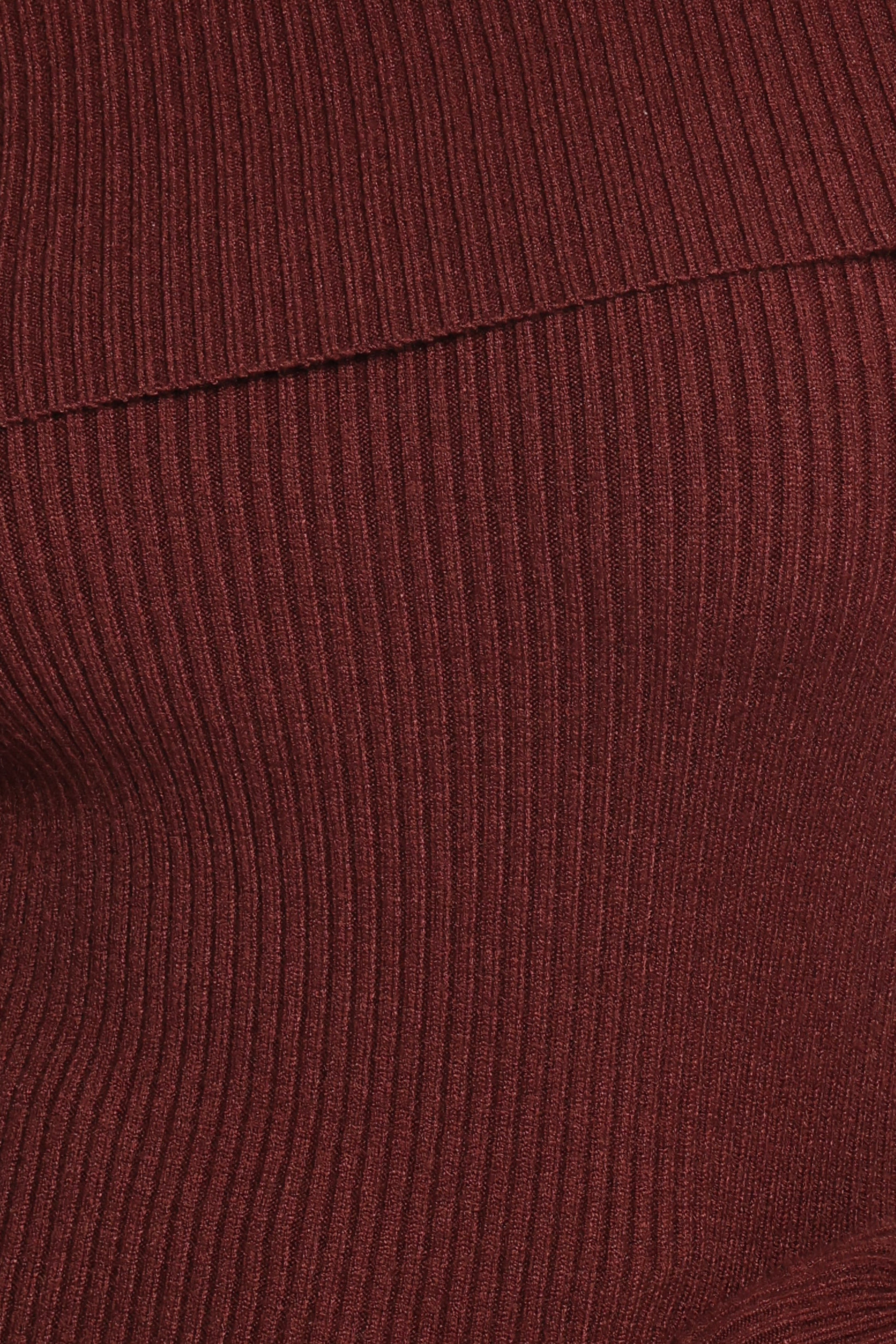 Aleena Knit Top - Chocolate Brown